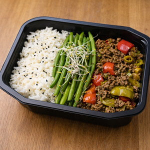 SlimBox - Biff Teriyaki med ris